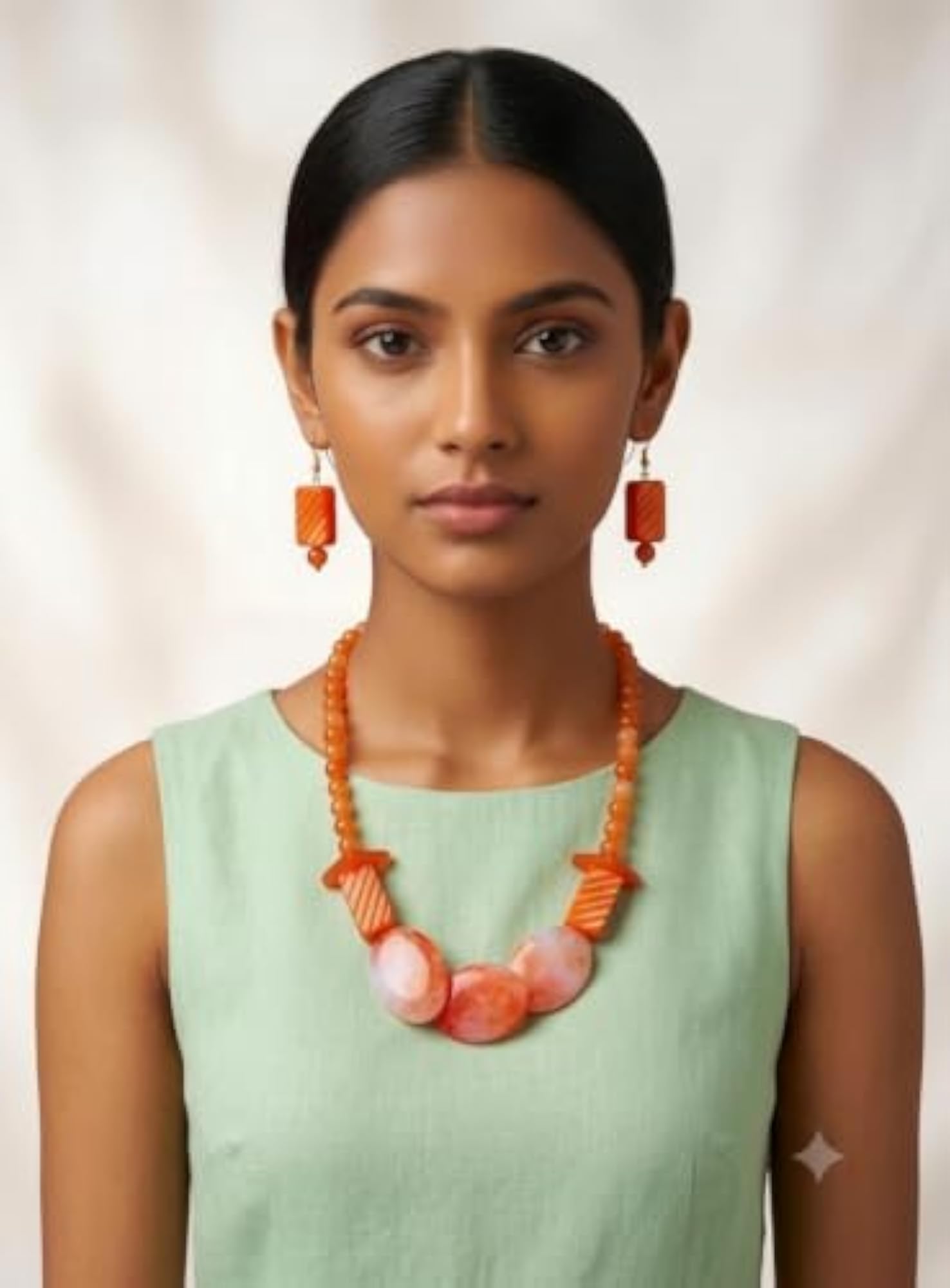 Handmade Chemical Beads Jewellery Set